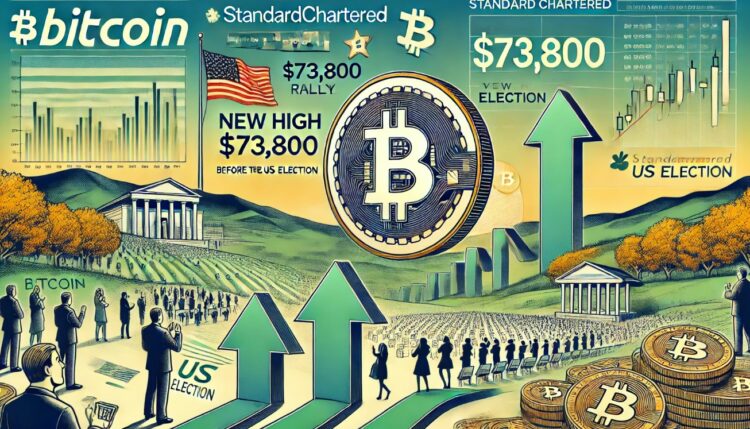 Standard Chartered Eyes New High Of $73,800 Pre-US Election