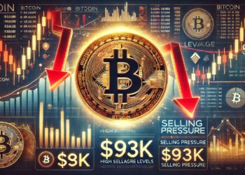 Bitcoin Leverage Remains High – Data Reveals Selling Pressure Above $93K