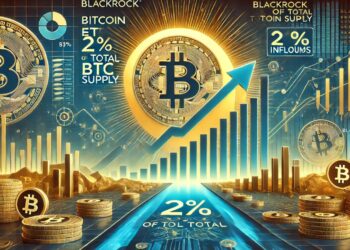 BlackRock’s Bitcoin ETF Reaches 2% Of Total BTC Supply Amid Record Inflows
