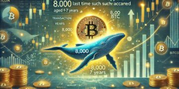 Bitcoin Whale Moves 8,000 BTC Aged 5-7 Years – What Happened Last Time