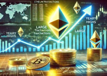 Large Ethereum Transactions Grow As ETH Breaks Yearly Highs